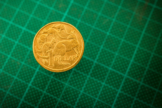 An Australian One Dollar Coin