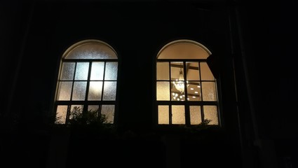 stained glass window