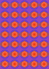 Elagance mix object pattern with color backgound