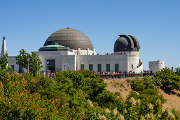 Famous Griffith observatory in Los Angeles
