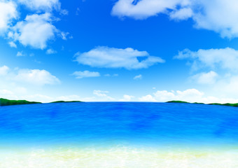 Obraz premium 南の海3