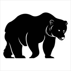 Logo design Polar Bear logo vector template.
