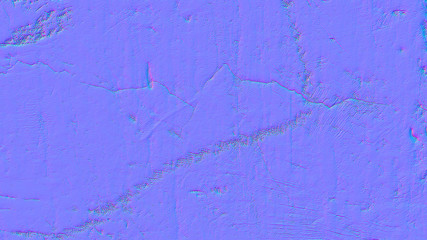 Wall wallpapers in normal map