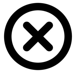 cross mark icon