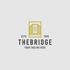 The bridge minimalist logo design inspiration