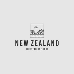 New zealand minimalist logo design inspiration