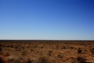 Fototapeta na wymiar Simpson Desert with endless views.