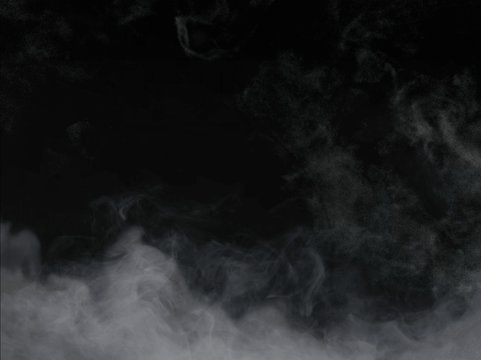 smoke on black background