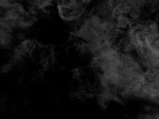 smoke on black background