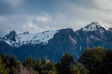 Fototapeta premium Bariloche, Argentina, Andean mountain range,
