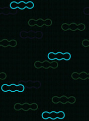 Elagance mix object pattern with color backgound