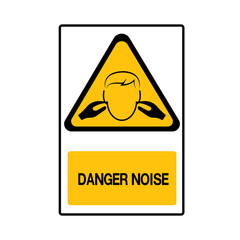 anger Noise Symbol, Vector Illustration, Isolate On White Background Label. EPS10.