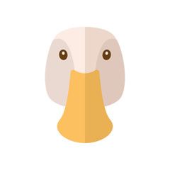 toy duck isolated on white