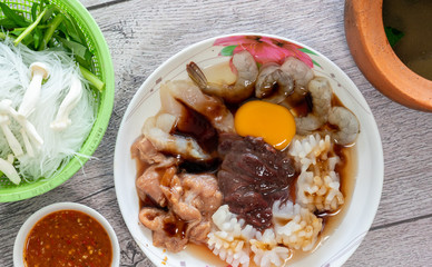 Thai Mixed Food Selections 