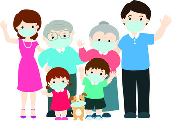 family, face, flu, health, corona, virus, 
wearing, protect, virus, protection, woman, 
child, protective, masks, safety, children, 
medical, healthy, people, mask, corona, 
boy, air, kid, care, 
