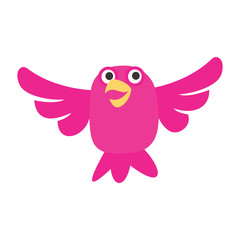 illustration of bird flying