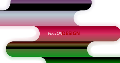 Fototapeta premium Abstract liquid lines geometric background