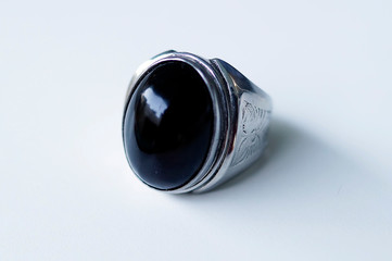 kotagede silver gem stone rings