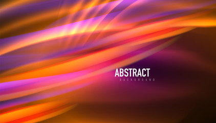 Fluid wave lines background. Trendy abstract layout template for business or technology presentation, internet poster or web brochure cover, wallpaper