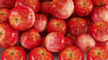 red apples background