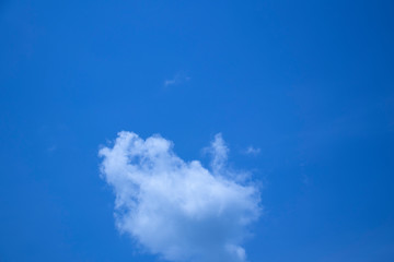 blue sky and clouds