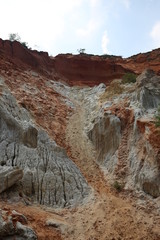 red rocks in the desert