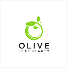 Olive leaf and oil logo design and business cards Premium Vector
