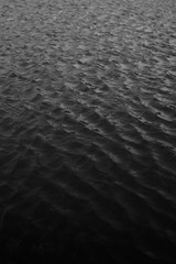 Black and white water texture, water background