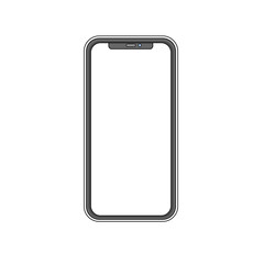 スマホ　アイコンイラスト（正面枠）