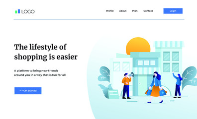 Illustration Landing Page