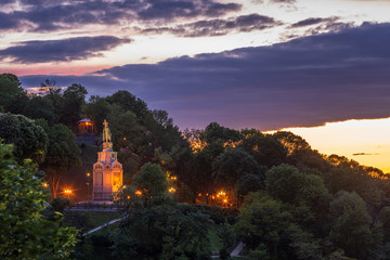 The Saint Vladimir Monument is a monument in Kyiv, Ukraine