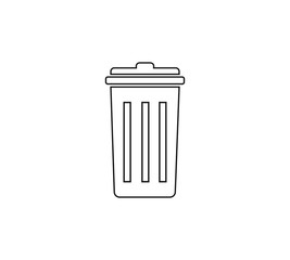 Trash can icon, delete icon vector illustration eps 10