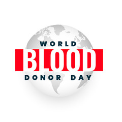 world donor day international awareness event poster