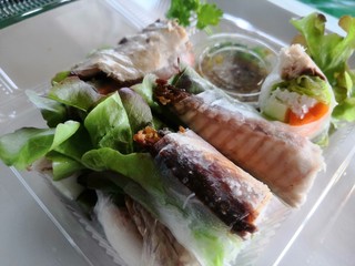 fresh fish with vegetables