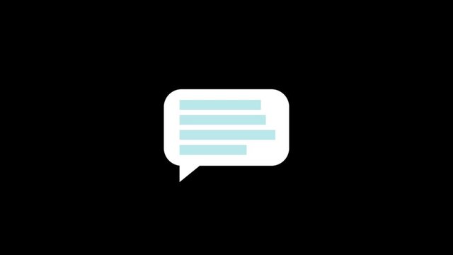 Icon Animation - Social Media Set. 
Social media and social network Icon motion set such as chat box, download, idea bulb, play, pause, like, thumb up, load animation.