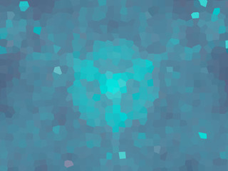 Blue dark bokeh background. Blurry glittering diamonds wallpaper.