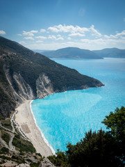 The quaint small beach town of assos asos on the greek island kefalonia is picture perfect greece
