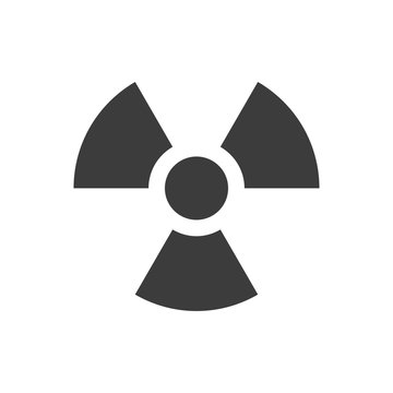 Radiation symbol icon