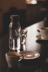coffee maker and coffee grinder 