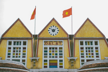 Dalat Railway Station. at Vietnam.