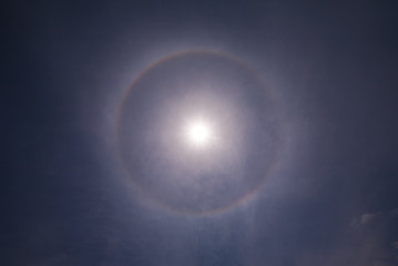 natural phenomenon - the solar halo
