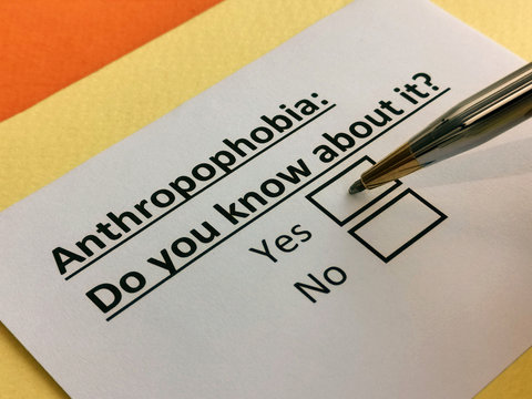 One person is answering question about anthropophobia.