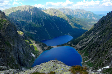 poland tatry, black pond 