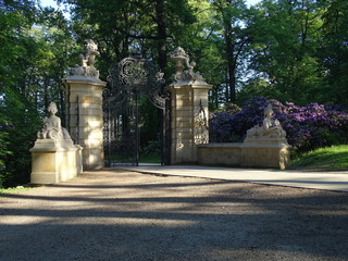 Zamek Książ - brama parkowa