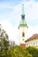 St. Martin's Cathedral built in 14th century, in Bratislava, Capitol of Slovakia.