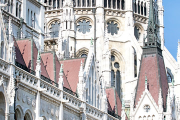 Obraz premium Parlament of Budapest, Hungary.