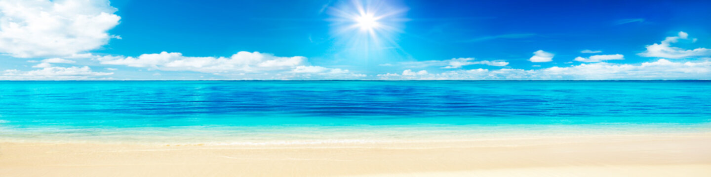 Sea, beach and blue sky views © savojr