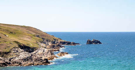 Beuzec- Cap-Sizun. La pointe de Kastel Koz. Finistère. Bretagne	