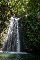 walk and discover the prego salto waterfall on the island of sao miguel, azores