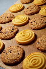 Cookies close up